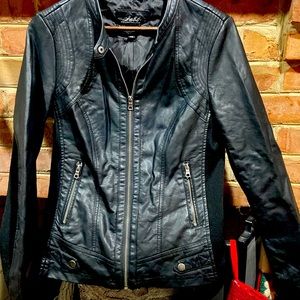 Faux leather jacket